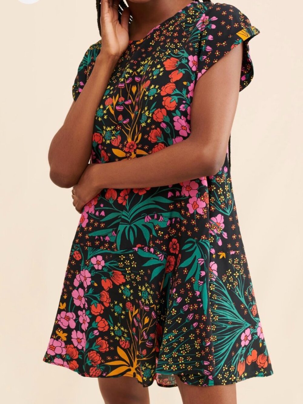 Free People Strawberry Fields Mini Dress